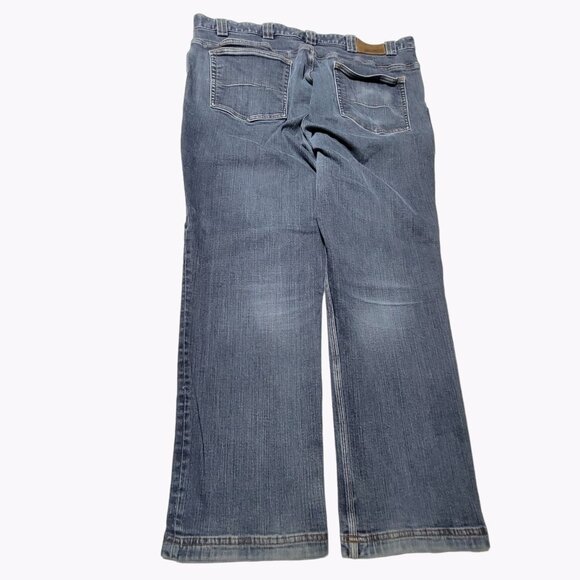 Duluth Trading Ballroom Double Flex Jeans Mens Size 44 X 30 Boot Cut High Rise - Picture 3 of 5